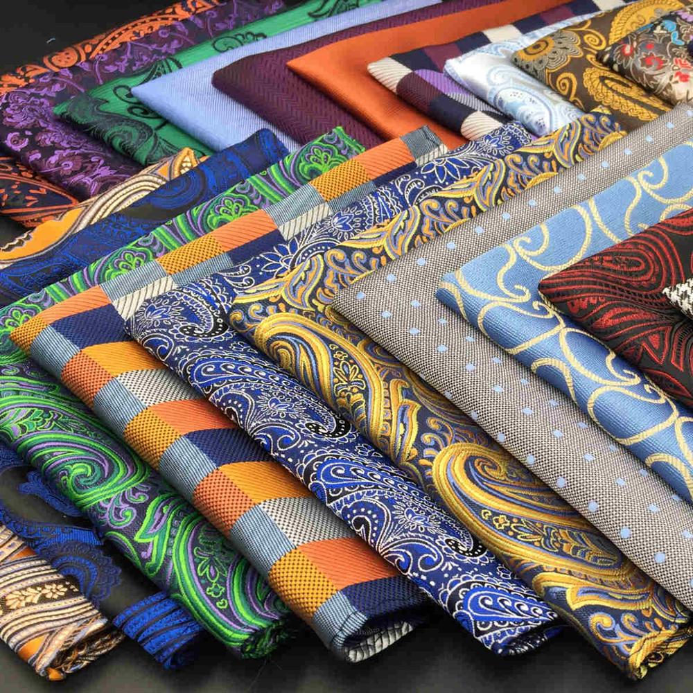 Pocket Square Set - Colorful Mens Pocket Square Multicolor Dot