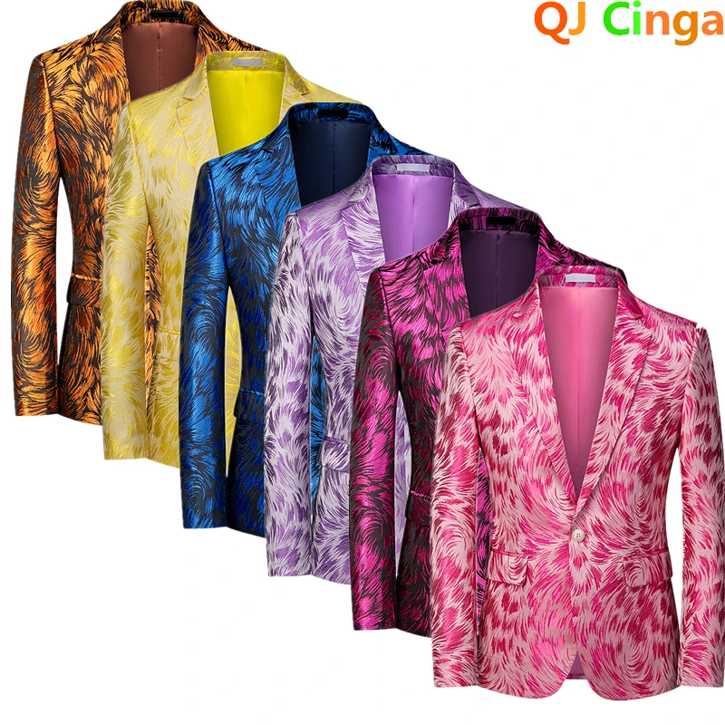 Red men's long-sleeved suit ja – обзор и цена Men Formal Wear Red