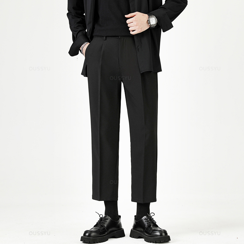 Brand Clothing Smooth Suit Pan – обзор и цена Young Men Formal Wear