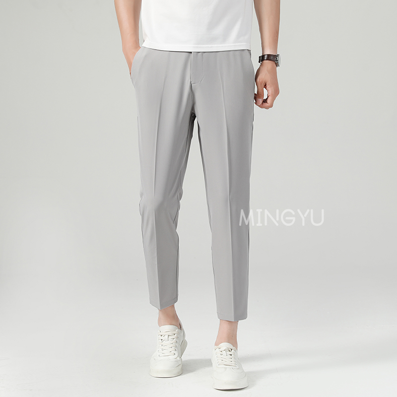 New Summer Thin Suit Pants Men – обзор и цена Young Men Formal Wear