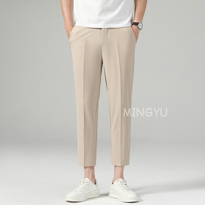 New Summer Thin Suit Pants Men – обзор и цена Young Men Formal Wear