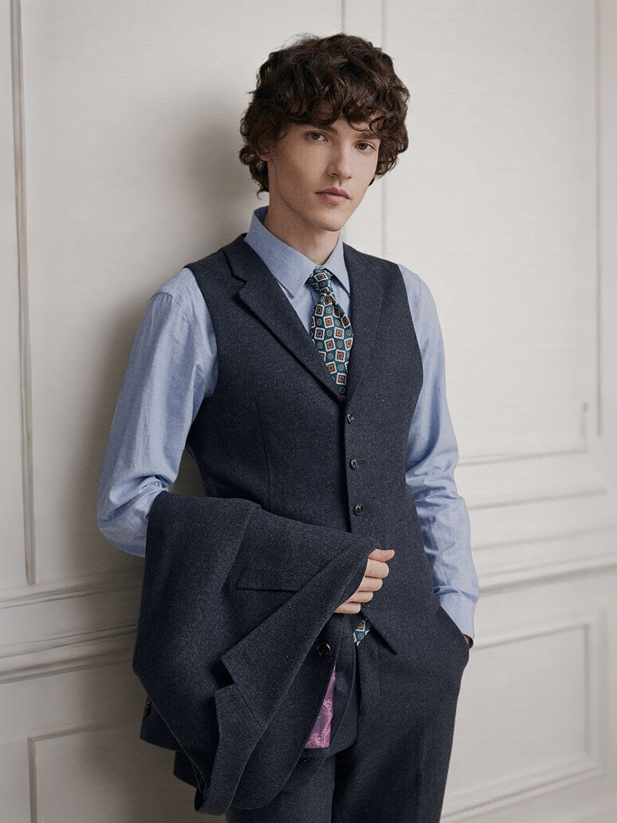 Premium Grey 55% Wool Men's Su – обзор и цена Men'S Formal Wear Attire