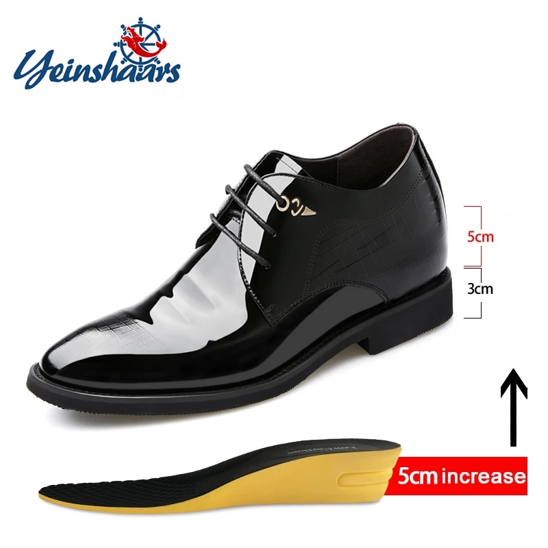 3/6/8 Cm Elevator Shoes Men Dr – обзор и цена Young Men Formal Wear