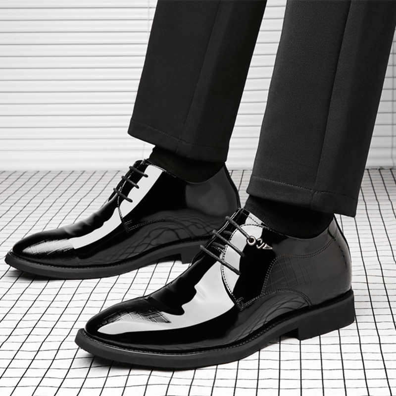 3/6/8 Cm Elevator Shoes Men Dr – обзор и цена Young Men Formal Wear