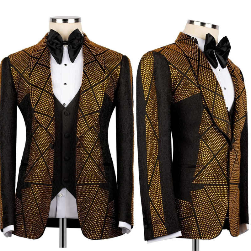 Gold Beads Men Suit Attire For – обзор и цена Men'S Formal Wear Attire