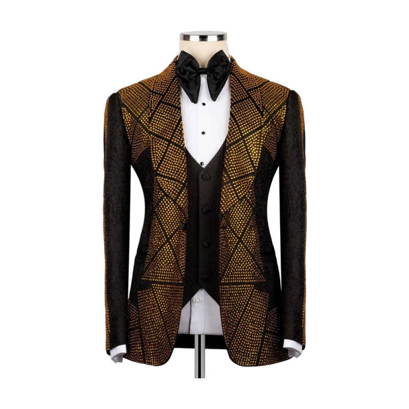Gold Beads Men Suit Attire For – обзор и цена Men'S Formal Wear Attire