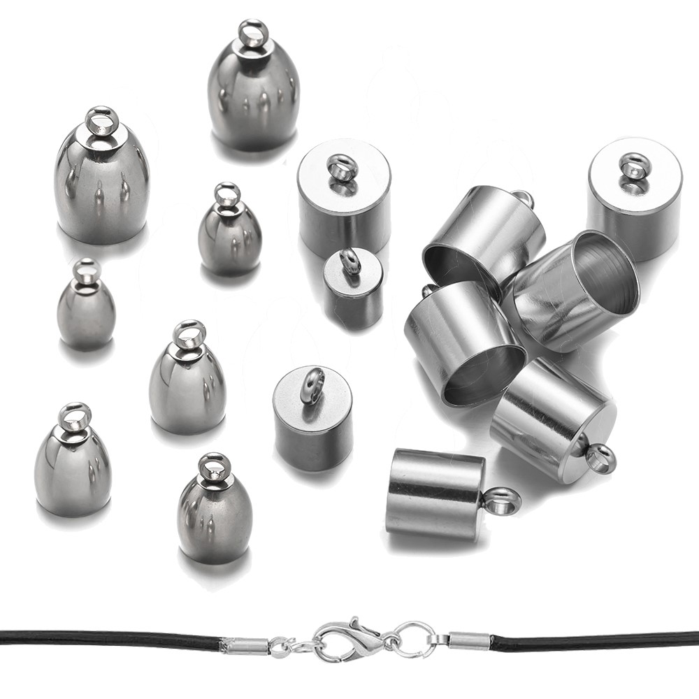 20pcs Tube End Caps Stainless  – обзор и цена Patent Leather Oxford