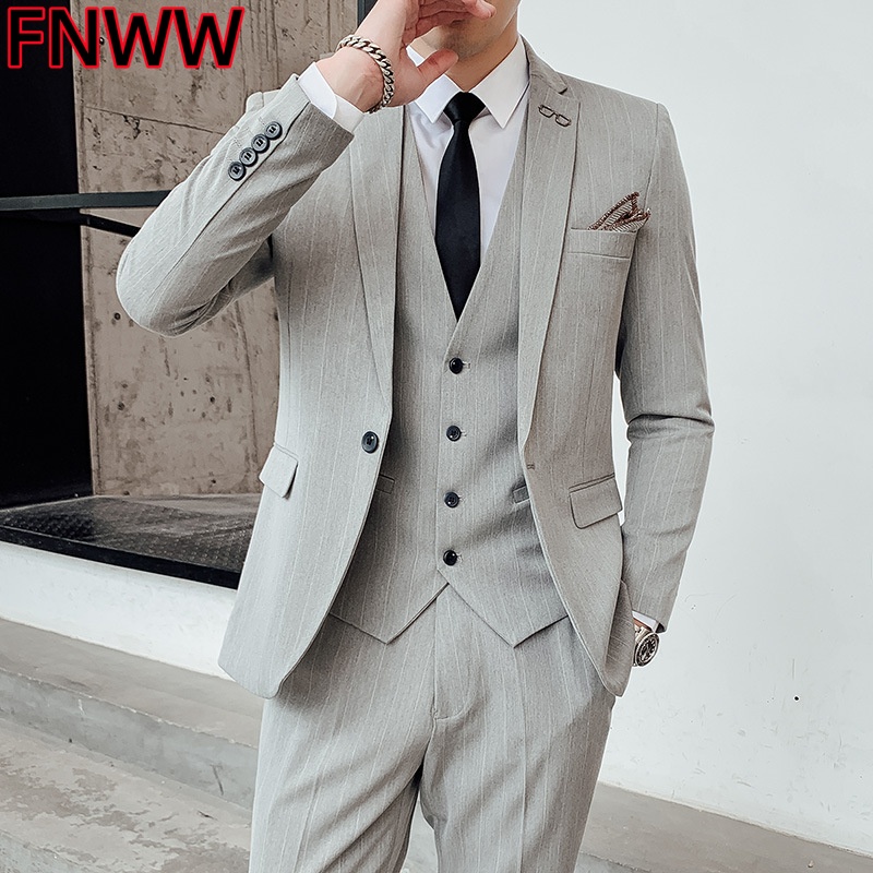 Men's Korean Style Three-Piece – обзор и цена Men'S Urban Formal Wear