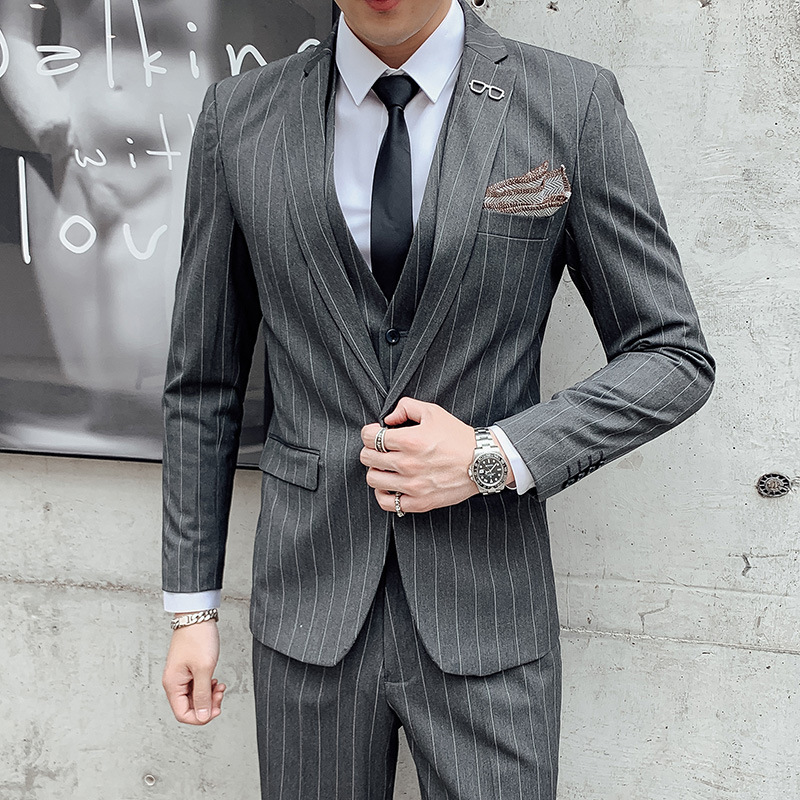 Men's Korean Style Three-Piece – обзор и цена Men'S Urban Formal Wear