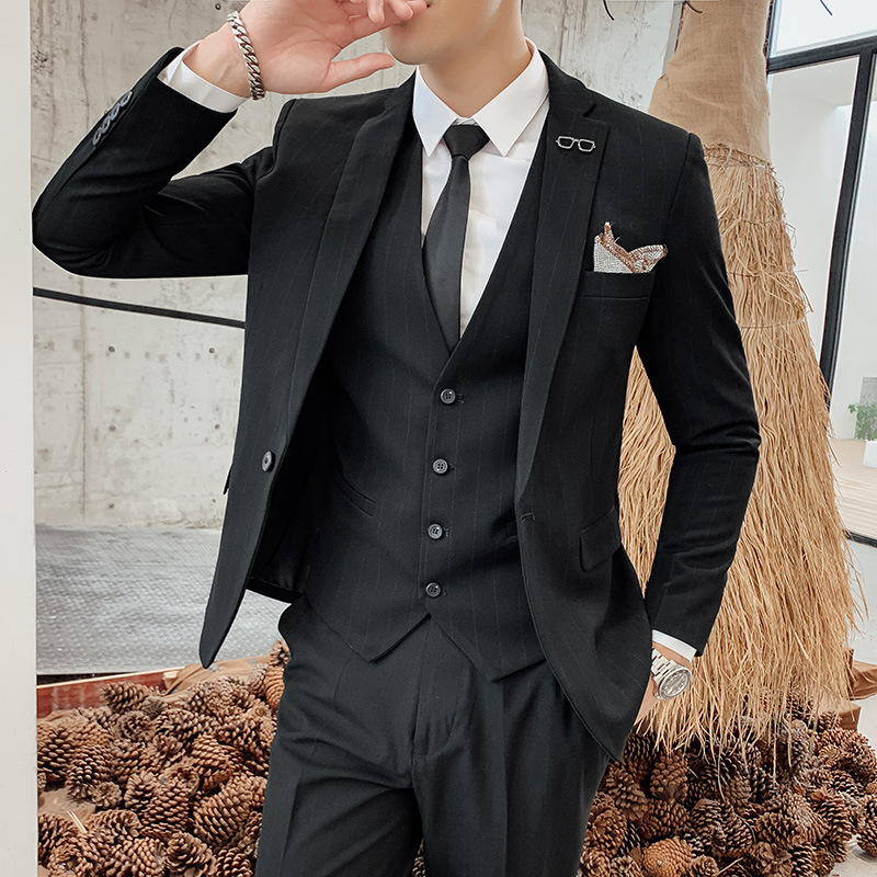 Men's Korean Style Three-Piece – обзор и цена Men'S Urban Formal Wear