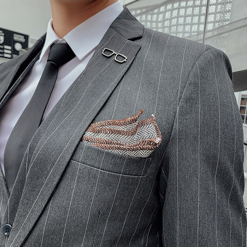 Men's Korean Style Three-Piece – обзор и цена Men'S Urban Formal Wear