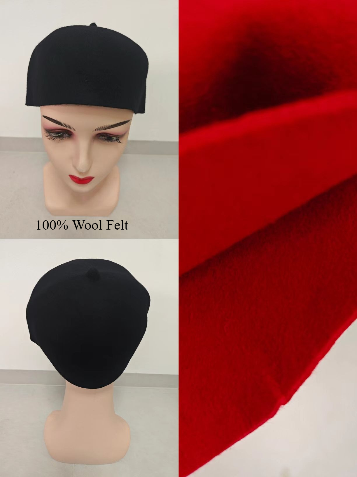 Africa Wool Felt Caps for Men  – обзор и цена Men Formal Wear Red