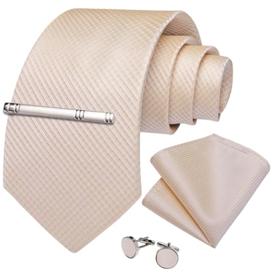 Plaid Ties for Men Silk Checke – обзор и цена Pocket Square Set