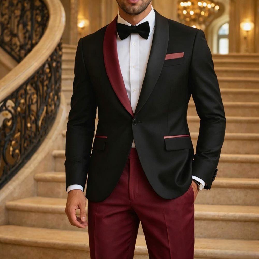 Formal Suits for Men Contrast  – обзор и цена Men'S Formal Evening Wear