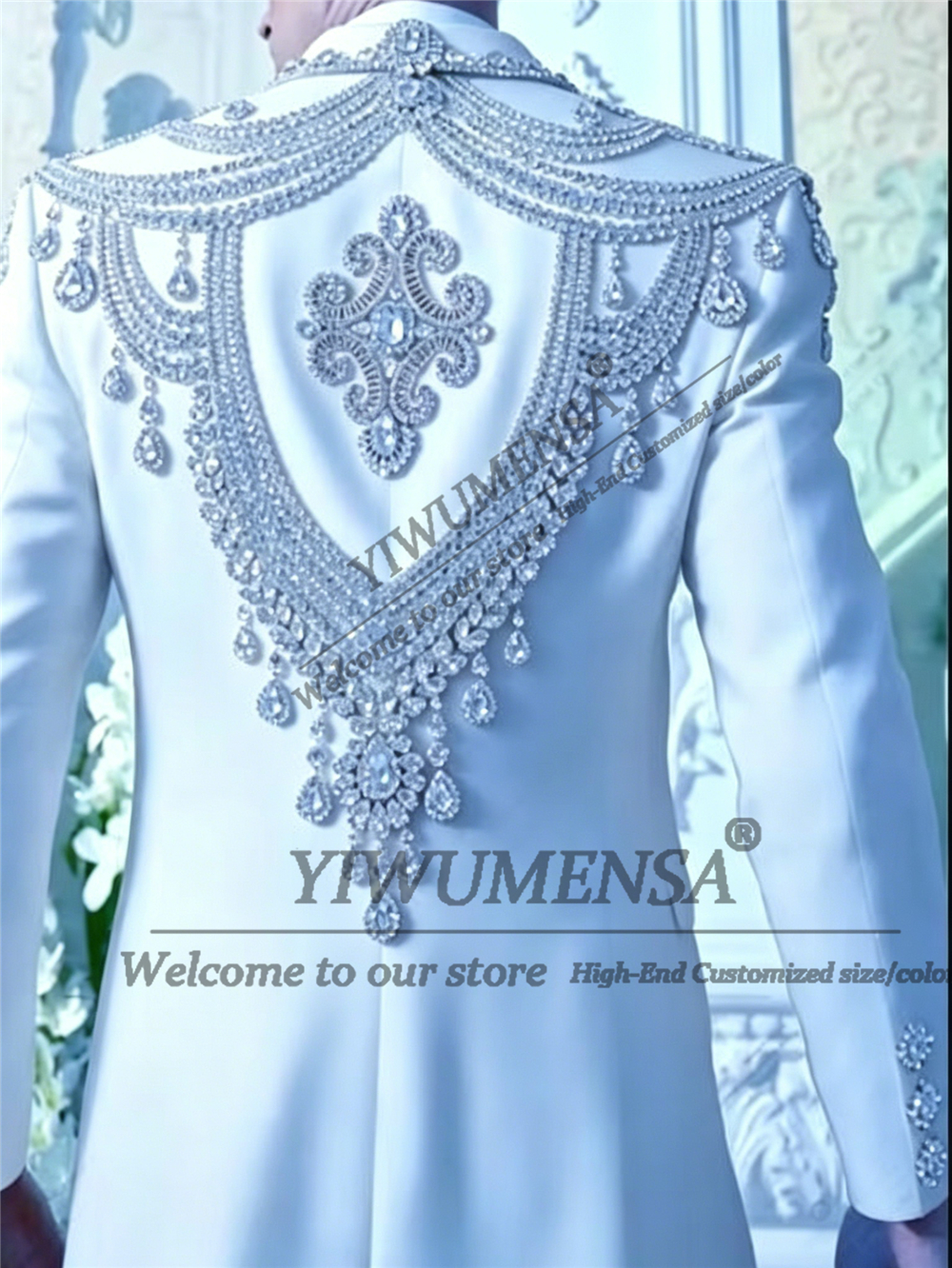 Male Fashion Beading Crystals  – обзор и цена Men'S Formal Wear Attire