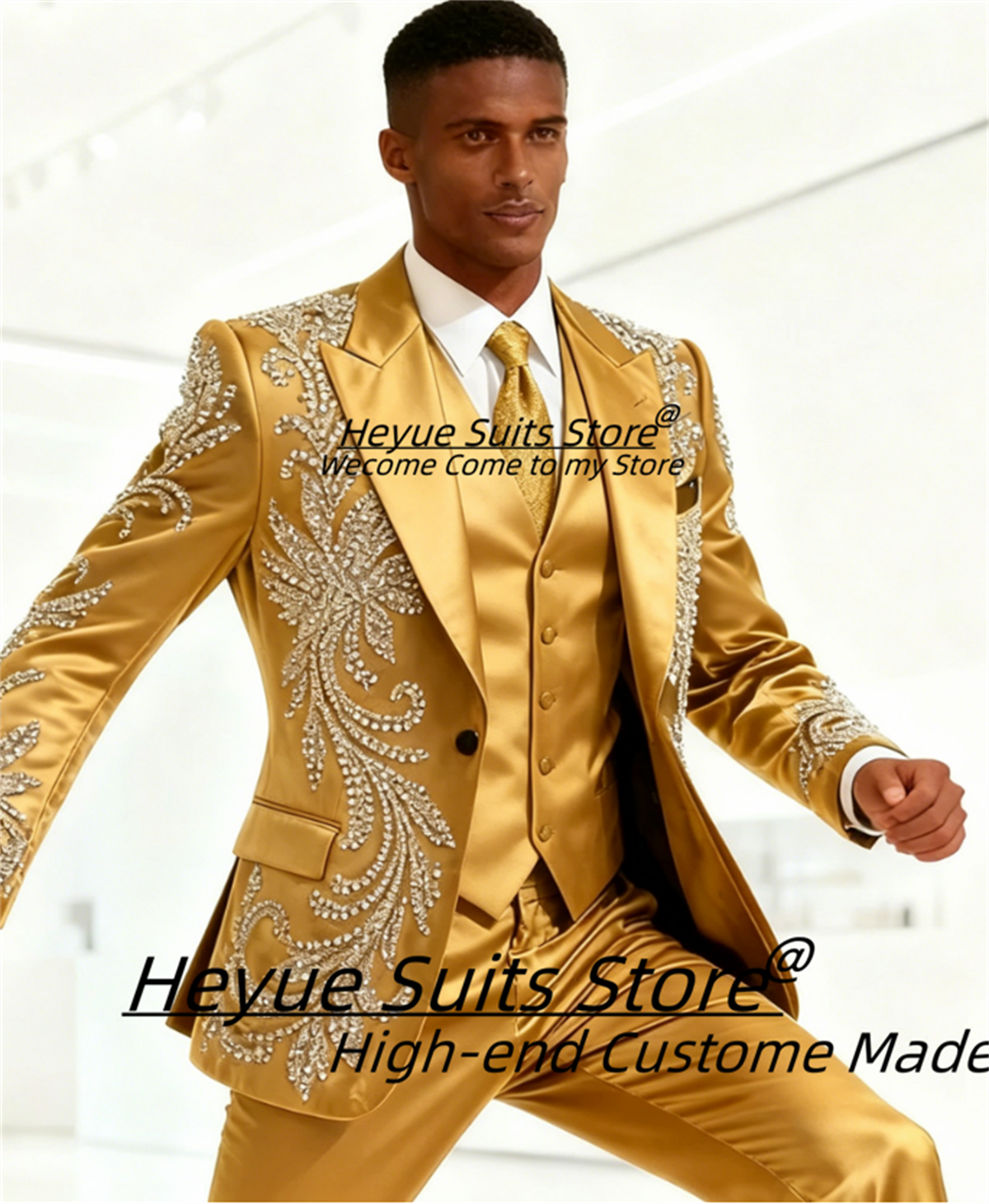 High End Customized Men Suit L – обзор и цена Young Men Formal Wear