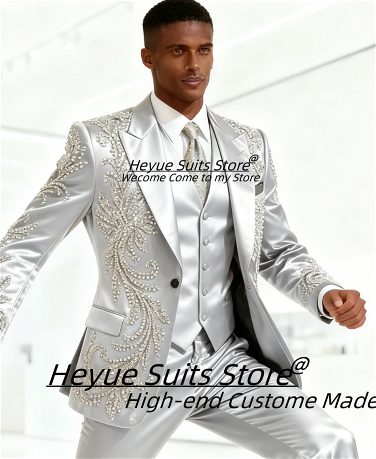 High End Customized Men Suit L – обзор и цена Young Men Formal Wear