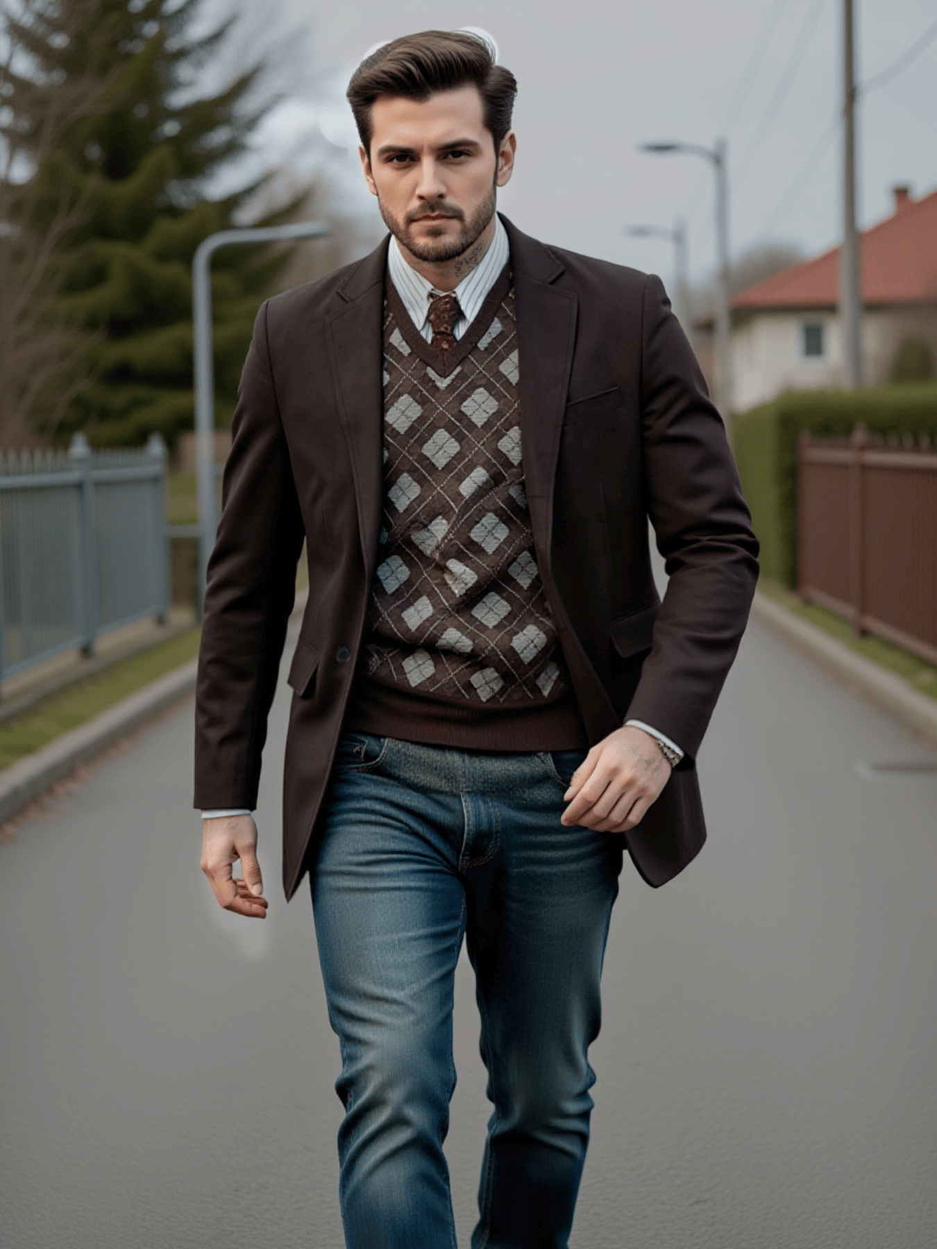 Spring Men's Single-Breasted J – обзор и цена Men'S Urban Formal Wear