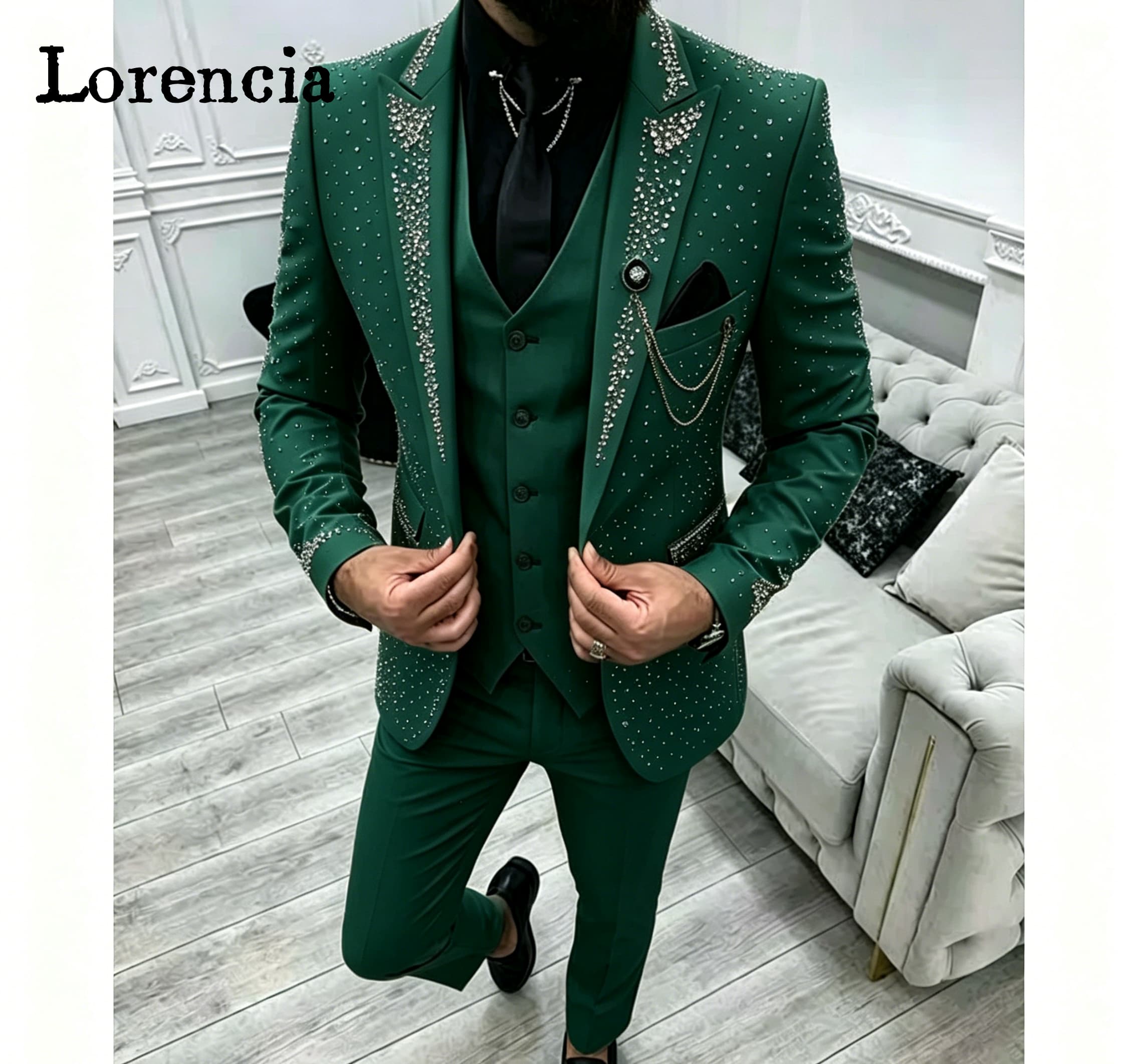 Luxury 3 Piece Formal Men's Su – обзор и цена Men'S Formal Evening Wear