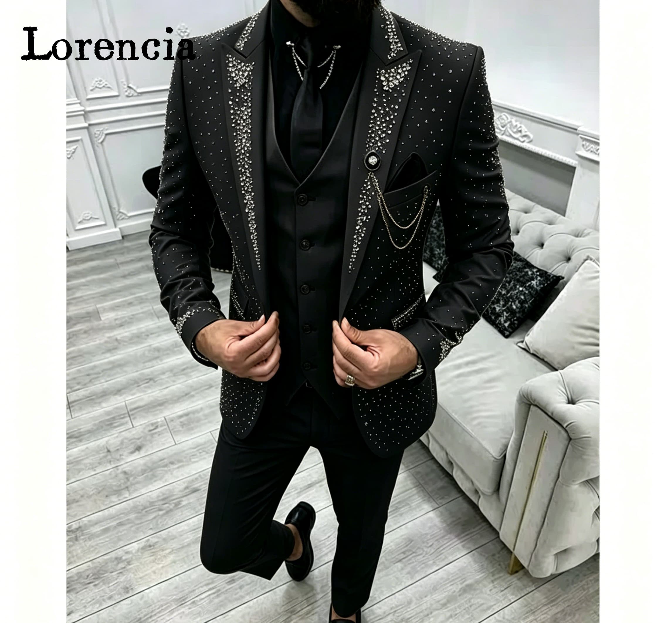 Luxury 3 Piece Formal Men's Su – обзор и цена Men'S Formal Evening Wear