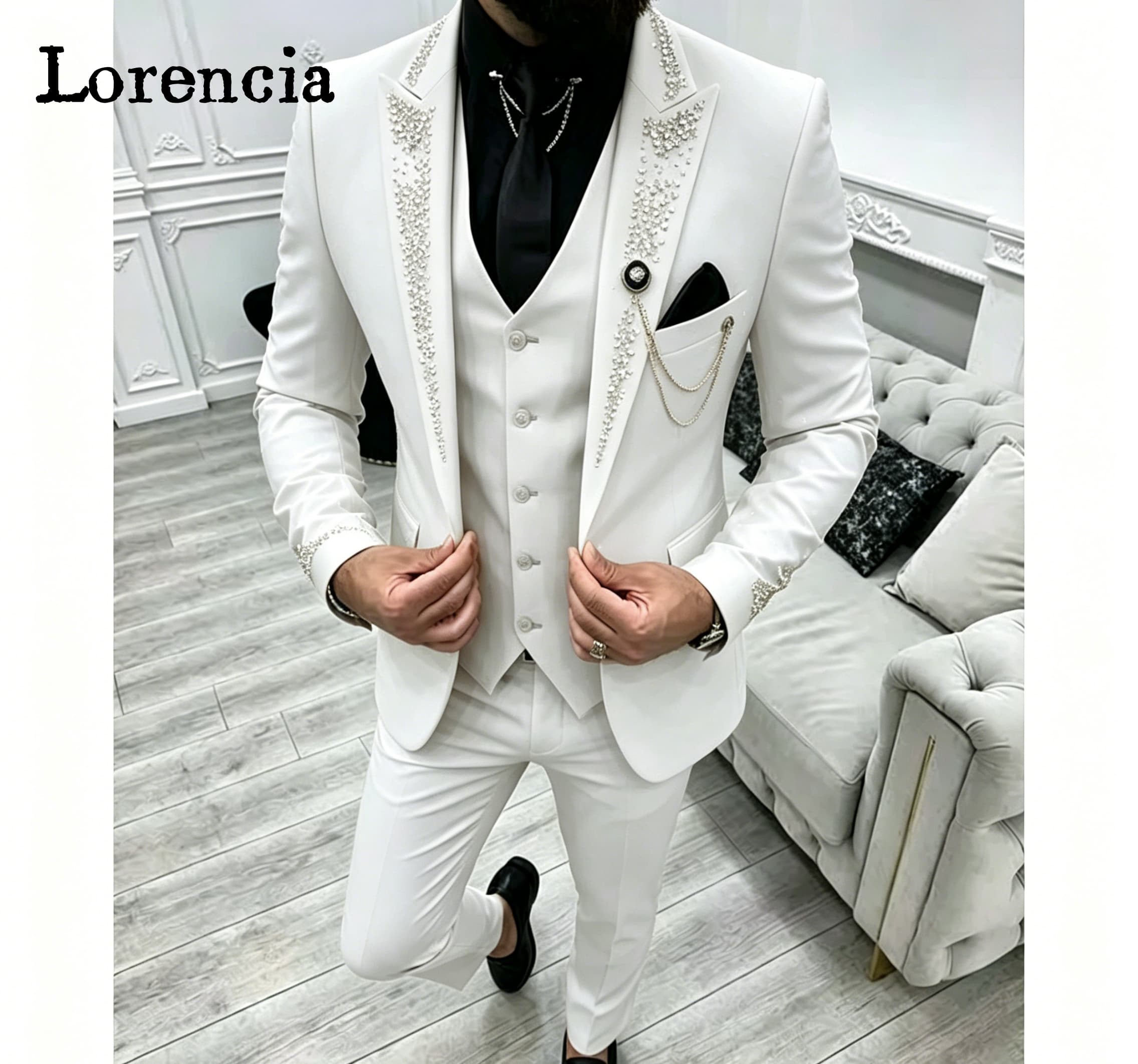 Luxury 3 Piece Formal Men's Su – обзор и цена Men'S Formal Evening Wear