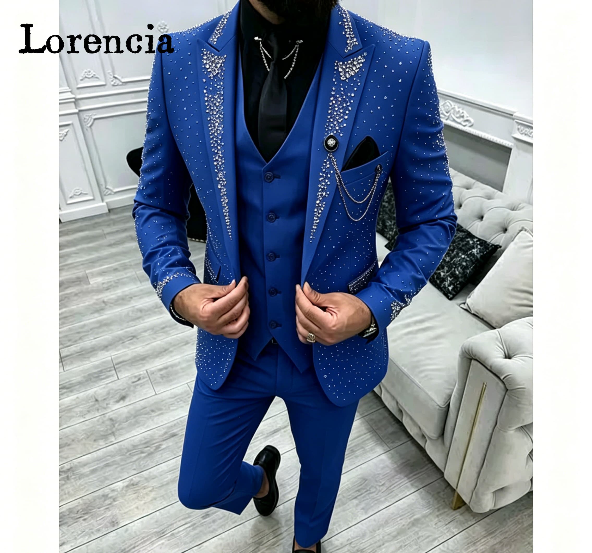 Luxury 3 Piece Formal Men's Su – обзор и цена Men'S Formal Evening Wear