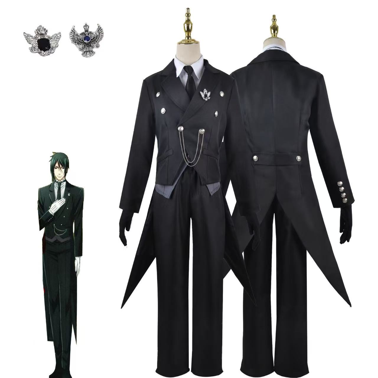 Cosplay costume Sebastian's fu – обзор и цена Japan Formal Wear Men