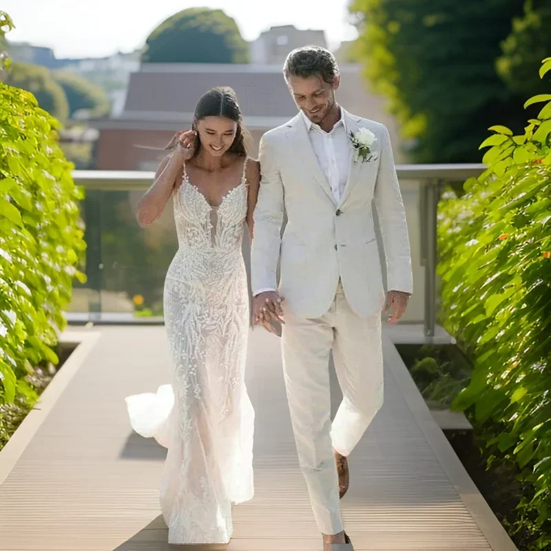 Linen Wedding Tuxedo For Men S – обзор и цена Men'S Formal Wear Attire