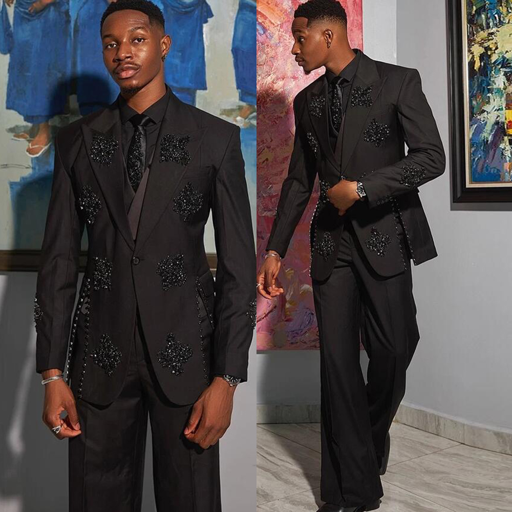 Luxury Suit Men 2 Piece Sets C – обзор и цена Men'S Formal Wear Attire