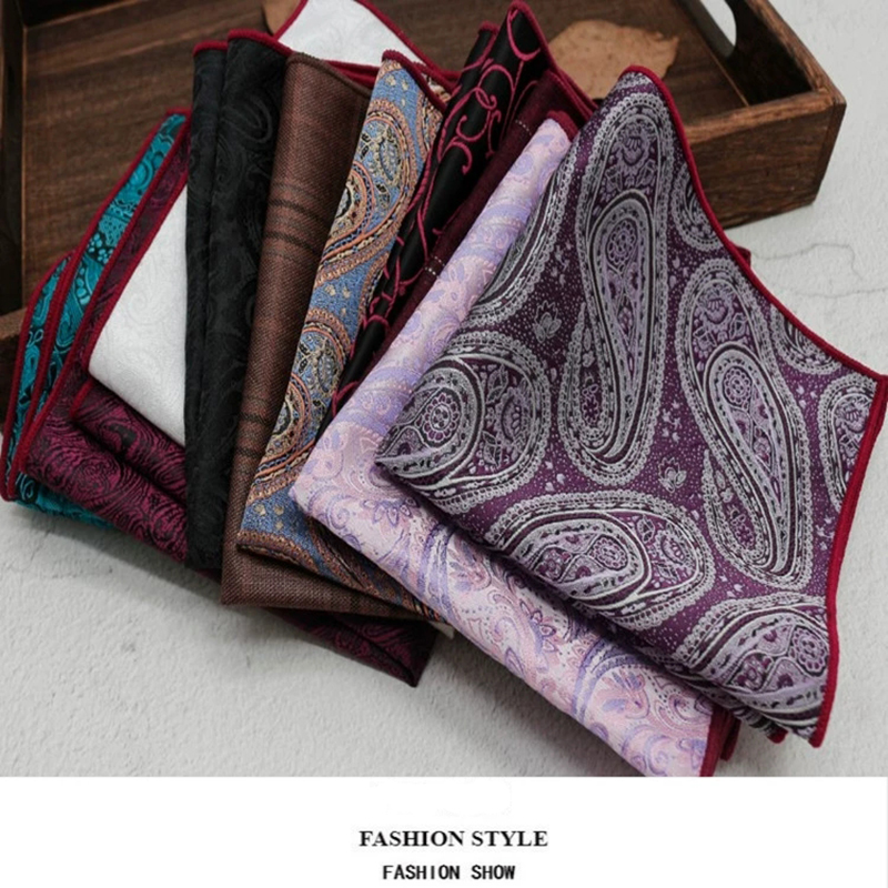 Classic Pasiley Pocket Square  – обзор и цена Young Men Formal Wear