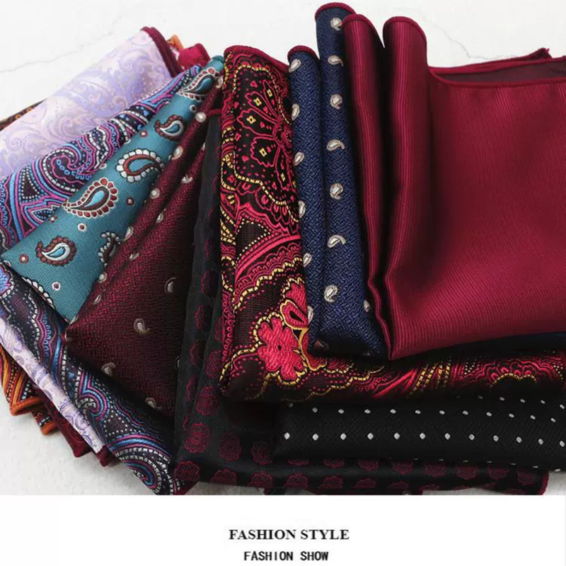 Classic Pasiley Pocket Square  – обзор и цена Young Men Formal Wear