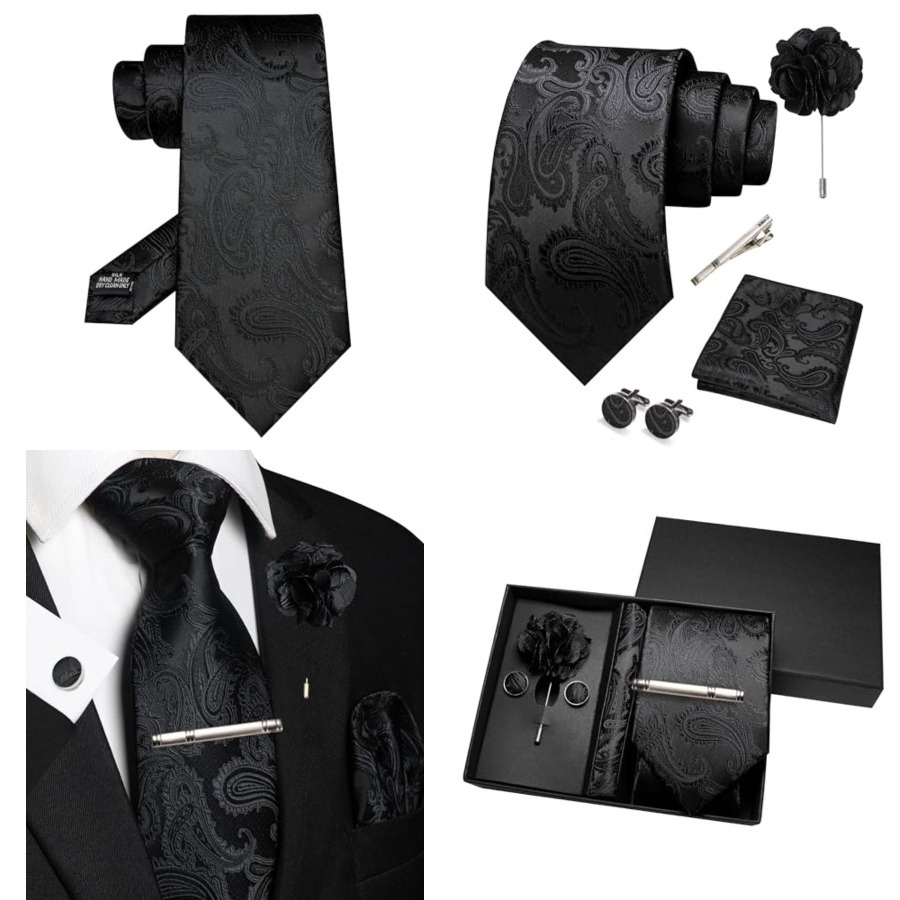 Mens Paisley Tie and Pocket Sq – обзор и цена Pocket Square Set