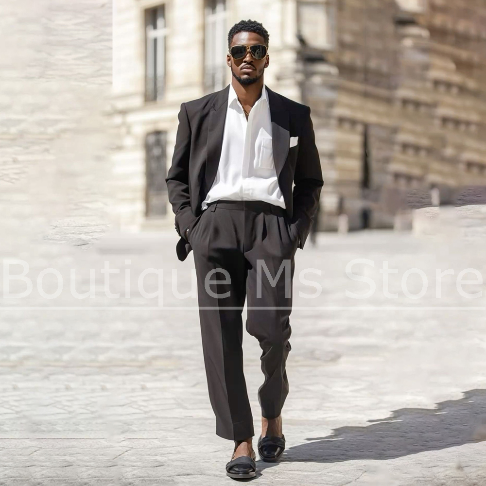 Dark Brown Men's Suit 2 Piece  – обзор и цена Men'S Formal Evening Wear