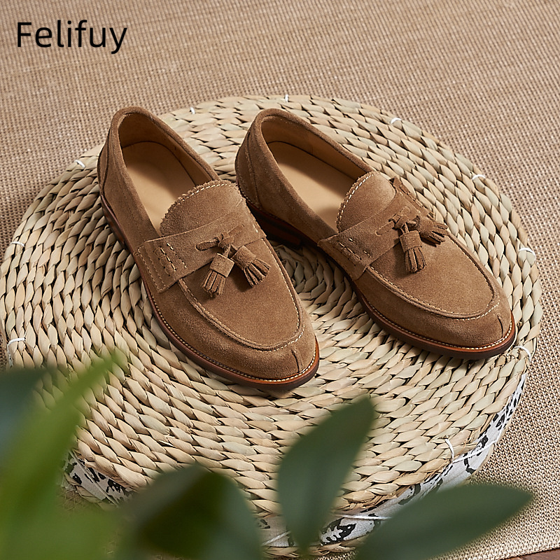 New Brown Men Flat Loafers Cow – обзор и цена Men'S Formal Wear In Wedding