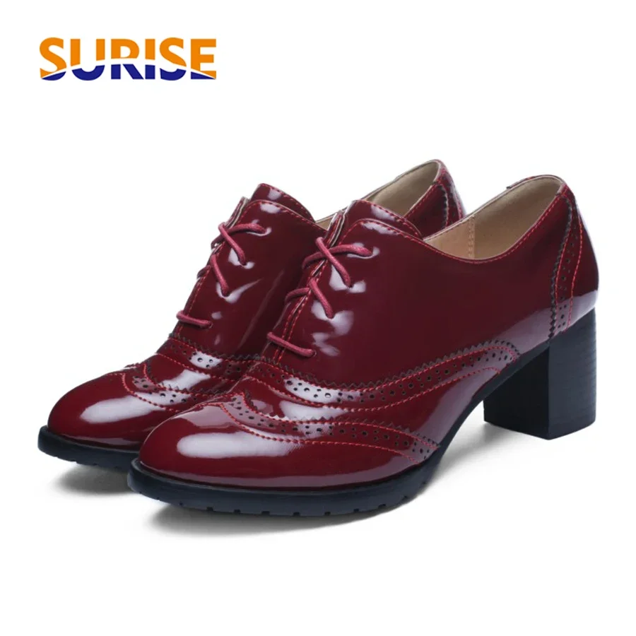 British Women's Oxfords Blue R – обзор и цена Patent Leather Oxford