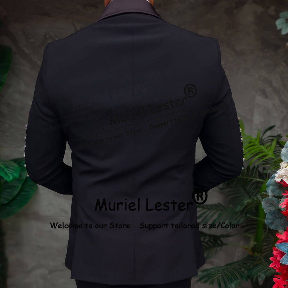 Sparkly Crystals Beaded Suits  – обзор и цена Men'S Formal Wear Attire