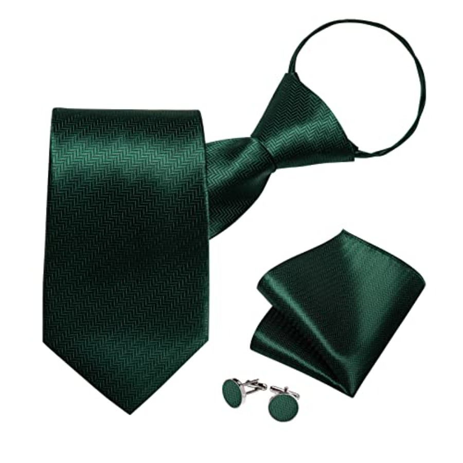 Silk Zipper Ties for Men,Paisl – обзор и цена Pocket Square Set