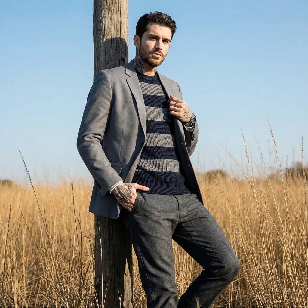 Men's European Fashion Single- – обзор и цена Men'S Urban Formal Wear