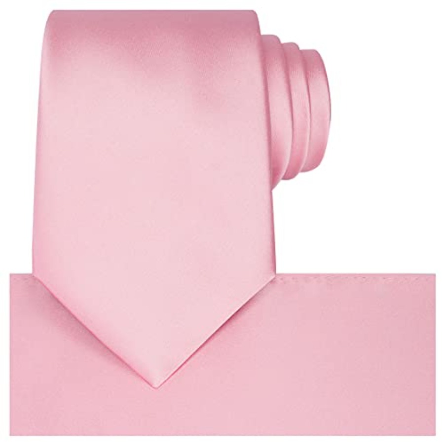 Satin Tie Set Solid Ties Mens  – обзор и цена Pocket Square Set