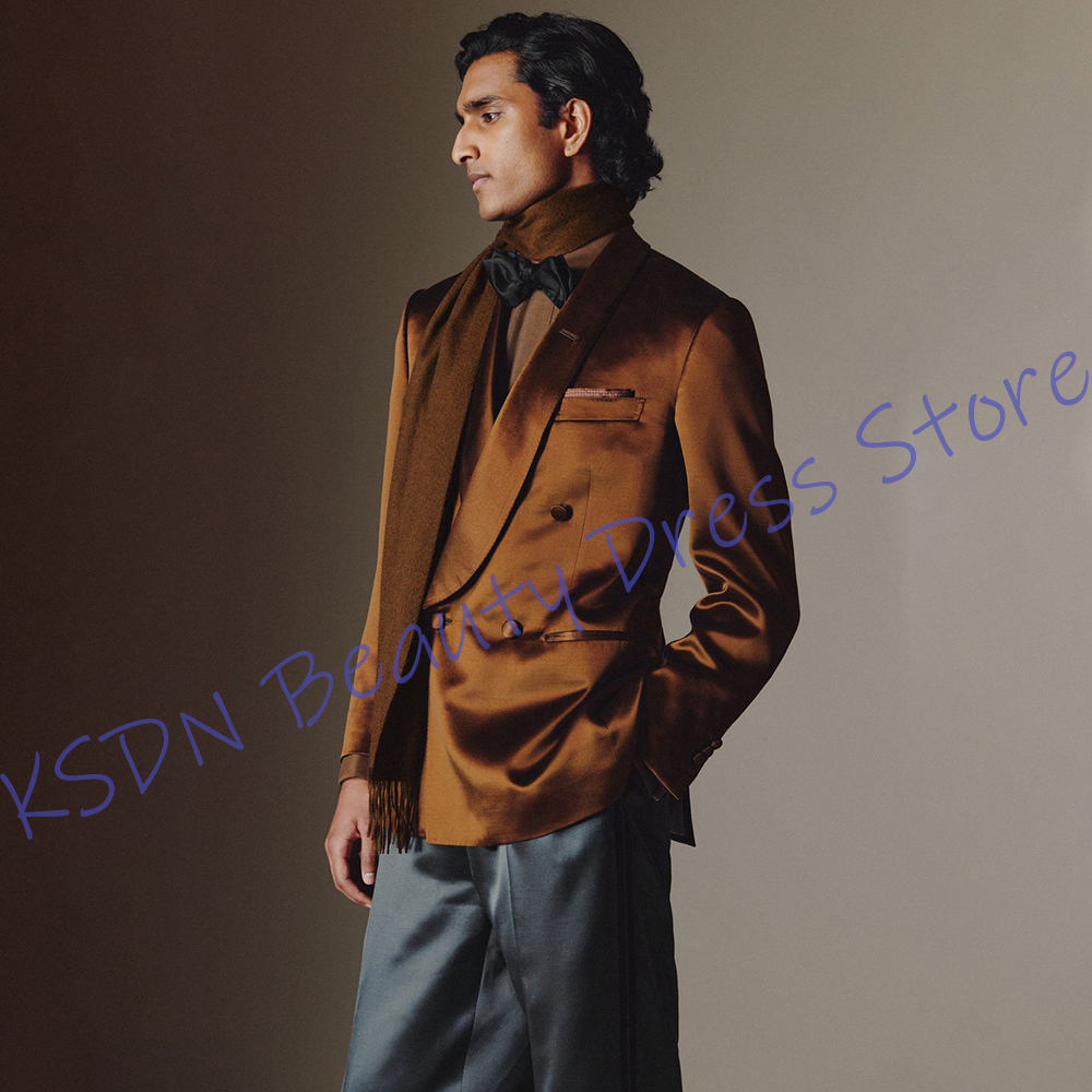 Elegant Men's Suits Double-Bre – обзор и цена Men'S Formal Evening Wear