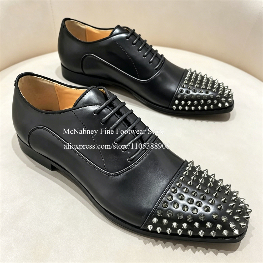 Spike Studs Leather Dress Shoe – обзор и цена Men'S Formal Wear In Wedding