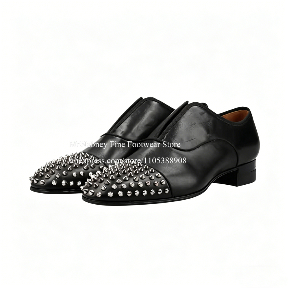 Spike Studs Leather Dress Shoe – обзор и цена Men'S Formal Wear In Wedding