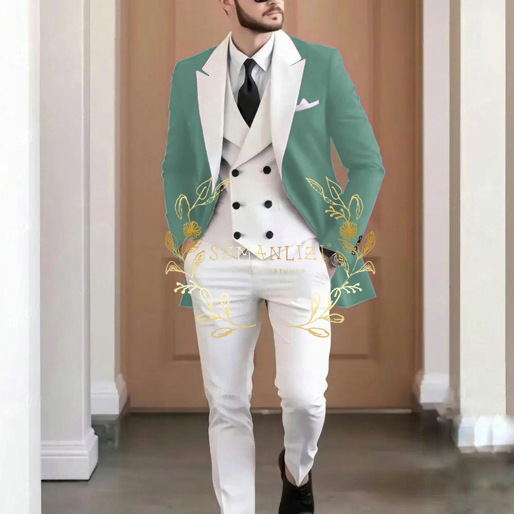 Elegant Burgundy 3-pieces Men' – обзор и цена Men'S Formal Wear In Wedding