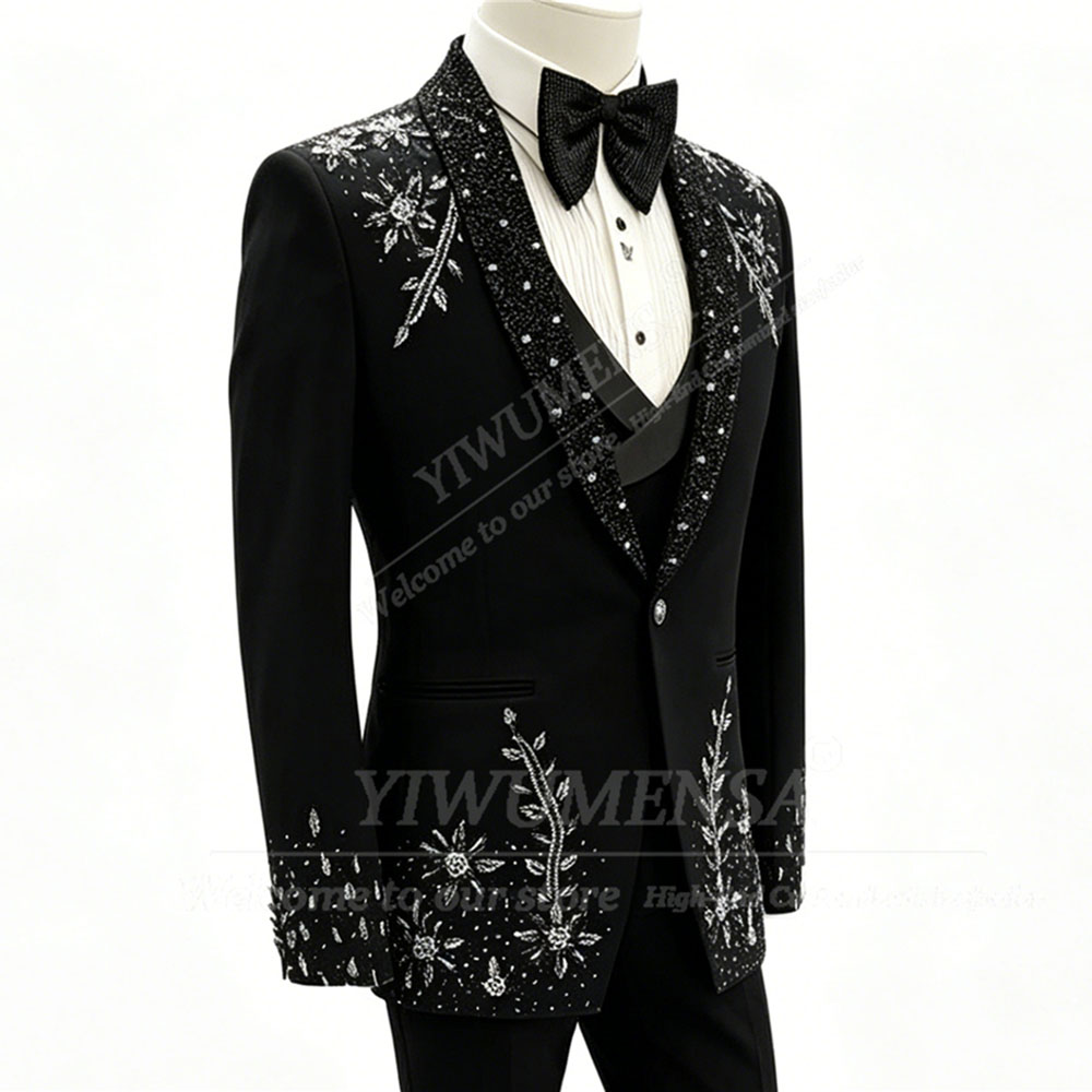 Brilliant Crystals Beading Sui – обзор и цена Men'S Formal Wear In Wedding