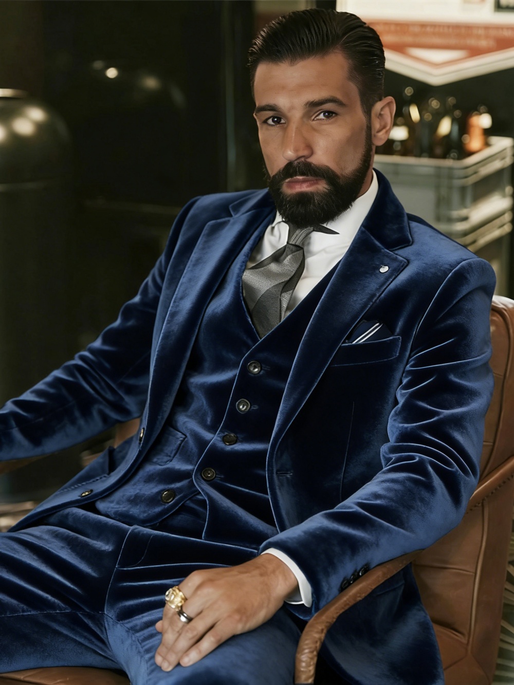 Men's Velvet Suits 3 Pieces Da – обзор и цена Men'S Formal Wear In Wedding