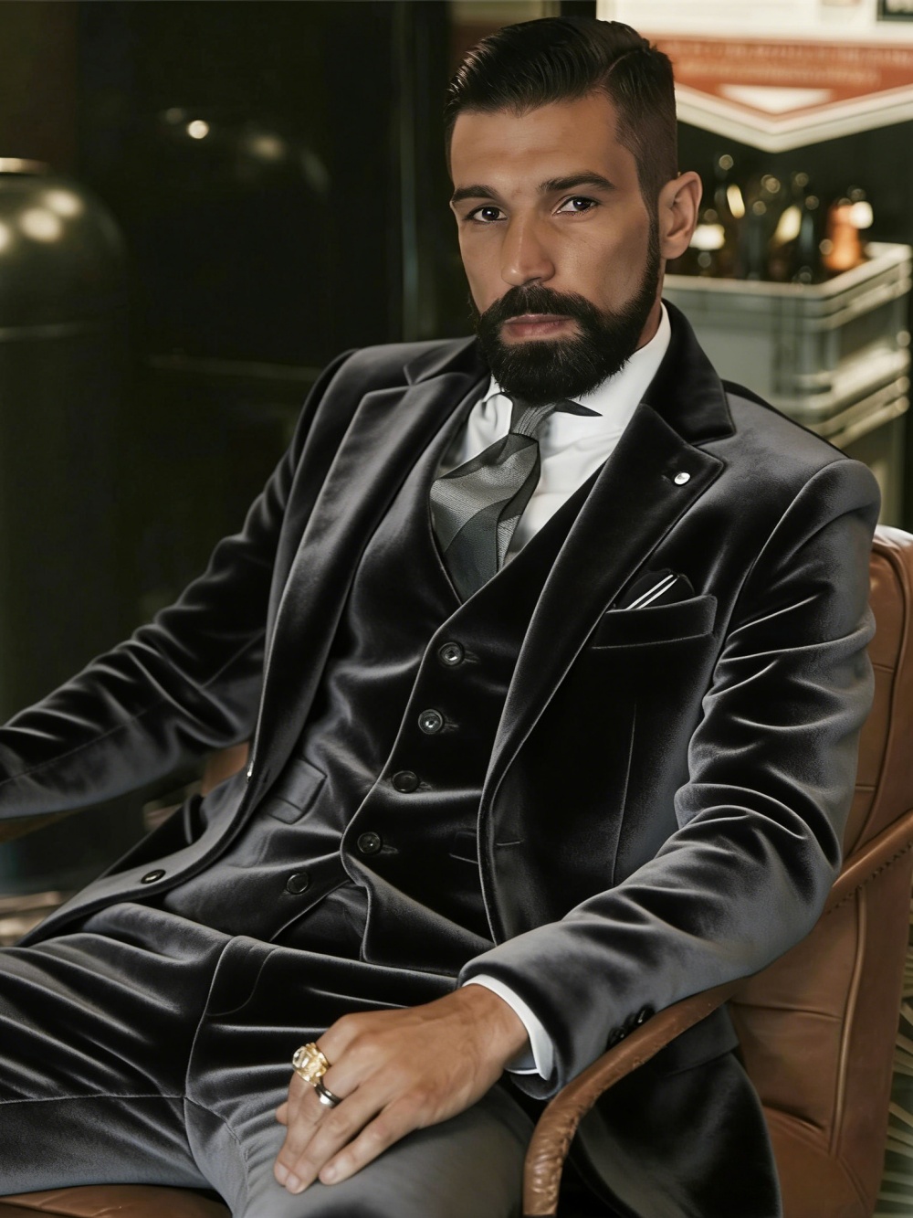 Men's Velvet Suits 3 Pieces Da – обзор и цена Men'S Formal Wear In Wedding