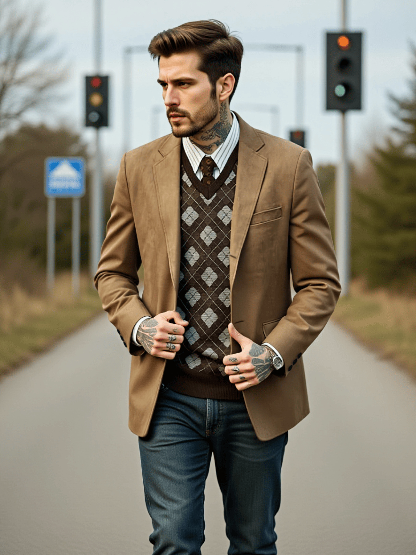 Men's Single-Breasted Jacket i – обзор и цена Men'S Urban Formal Wear