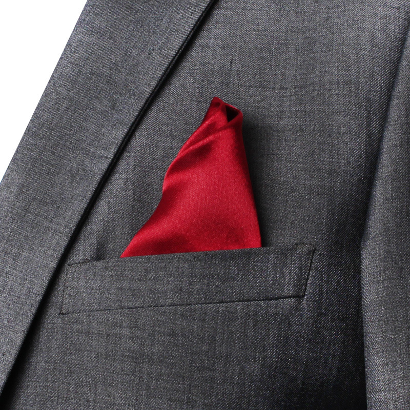 22CM Solid Color Pocket Squre  – обзор и цена Young Men Formal Wear