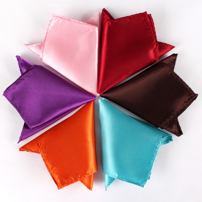 22CM Solid Color Pocket Squre  – обзор и цена Young Men Formal Wear