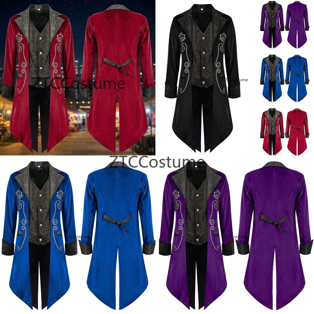 Steampunk Victorian Tailcoat M – обзор и цена Men'S Medieval Formal Wear
